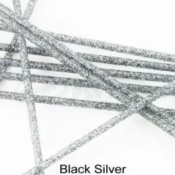 Tubeworx Outer Plastic Tubes 3mm Glitter Colour - Funky Fly Tying -Fly Tying Materials Sales Outer Plastic Tubes 3mm Glitter Colours Black Silver 3