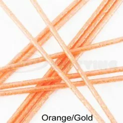 Tubeworx Outer Plastic Tubes 3mm Glitter Colour - Funky Fly Tying -Fly Tying Materials Sales Outer Plastic Tubes 3mm Glitter Colours Orange Gold 3
