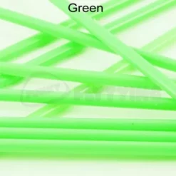 Tubeworx Outer Plastic Tubes 3mm - Funky Fly Tying -Fly Tying Materials Sales Outer Plastic Tubes 3mm Solid Colours Green 1