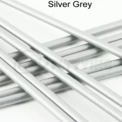 Tubeworx Outer Plastic Tubes 3mm - Funky Fly Tying 70 Tubeworx Outer Plastic Tubes 3mm - Funky Fly Tying -Fly Tying Materials Sales Outer Plastic Tubes 3mm Solid Colours Silver Grey 2