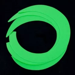 Pacchiarini's Jumbo Wiggle Tails - Funky Fly Tying -Fly Tying Materials Sales Pacchiarinis Jumbo Wiggle Tails Slim Fl Chartreuse 1