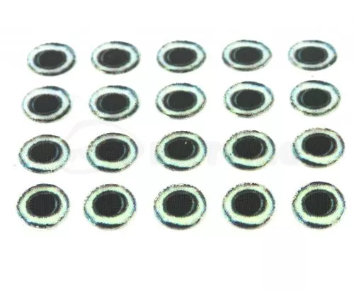 Funky Realistic Baitfish Tape Eyes - Funky Fly Tying 3 Funky Realistic Baitfish Tape Eyes - Funky Fly Tying