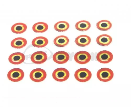 Funky Realistic Sunburst Tape Eyes - Funky Fly Tying 4 Funky Realistic Sunburst Tape Eyes - Funky Fly Tying - Image 2