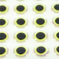 Funky Shimmer Eyes Chartreuse - Funky Fly Tying