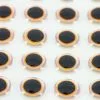 Funky Shimmer Eyes Hot Orange - Funky Fly Tying -Fly Tying Materials Sales Shimmer Eyes Hot Orange