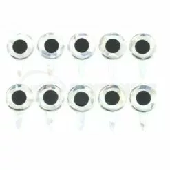 Funky Silver Tab Eyes 3D - Funky Fly Tying