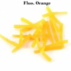 Funky Squirmy Tails - Funky Fly Tying -Fly Tying Materials Sales Squirmy Tails Fluo Orange 1