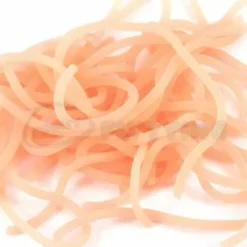 Funky Squirmy Worms - Funky Fly Tying -Fly Tying Materials Sales Squirmy Worms Coral Glow