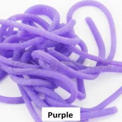 Funky Squirmy Worms - Funky Fly Tying -Fly Tying Materials Sales Squirmy Worms Purple 1