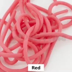 Funky Squirmy Worms - Funky Fly Tying -Fly Tying Materials Sales Squirmy Worms Red