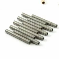 Tubeworx Tungsten Tubes - Funky Fly Tying -Fly Tying Materials Sales Tungsten Tubes Natural Black 1