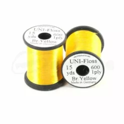 Uni Products UNI Floss - Funky Fly Tying 30 Uni Products UNI Floss - Funky Fly Tying -Fly Tying Materials Sales UNI Floss Rayon 15yrds Bright yellow
