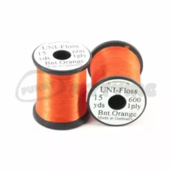 Uni Products UNI Floss - Funky Fly Tying 52 Uni Products UNI Floss - Funky Fly Tying -Fly Tying Materials Sales UNI Floss Rayon 15yrds Burnt Orange