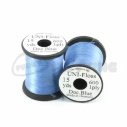 Uni Products UNI Floss - Funky Fly Tying 50 Uni Products UNI Floss - Funky Fly Tying -Fly Tying Materials Sales UNI Floss Rayon 15yrds Doctor Blue