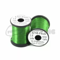Uni Products UNI Floss - Funky Fly Tying 49 Uni Products UNI Floss - Funky Fly Tying -Fly Tying Materials Sales UNI Floss Rayon 15yrds Green Highlander 1