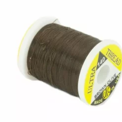 UTC 140 Ultra Thread 100 Yards - Funky Fly Tying -Fly Tying Materials Sales UTC 140 6 0 Ultra Thread 100 Yards Brown Olive 1
