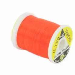 UTC 140 Ultra Thread 100 Yards - Funky Fly Tying -Fly Tying Materials Sales UTC 140 6 0 Ultra Thread 100 Yards Fl Fire Orange 1