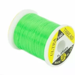 UTC 140 Ultra Thread 100 Yards - Funky Fly Tying -Fly Tying Materials Sales UTC 140 6 0 Ultra Thread 100 Yards Fl Green