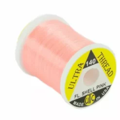 UTC 140 Ultra Thread 100 Yards - Funky Fly Tying -Fly Tying Materials Sales UTC 140 6 0 Ultra Thread 100 Yards Fl Shell Pink