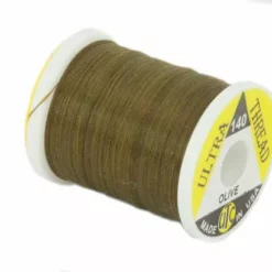 UTC 140 Ultra Thread 100 Yards - Funky Fly Tying -Fly Tying Materials Sales UTC 140 6 0 Ultra Thread 100 Yards Olive 1