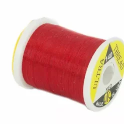 UTC 140 Ultra Thread 100 Yards - Funky Fly Tying -Fly Tying Materials Sales UTC 140 6 0 Ultra Thread 100 Yards Red 1