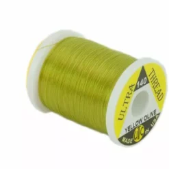 UTC 140 Ultra Thread 100 Yards - Funky Fly Tying -Fly Tying Materials Sales UTC 140 6 0 Ultra Thread 100 Yards Yellow Olive