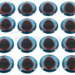 Funky Ultra 3D Blue/Red Eyes - Funky Fly Tying