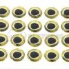 Funky Ultra 3D Gold/Silver Eyes - Funky Fly Tying 1 Funky Ultra 3D Gold/Silver Eyes - Funky Fly Tying -Fly Tying Materials Sales Ultra 3D Gold Silver Eyes