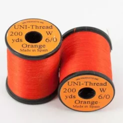 Uni Products Uni Thread 6/0 200 Yards - Funky Fly Tying -Fly Tying Materials Sales Uni Thread 6 0 200 yards Orange
