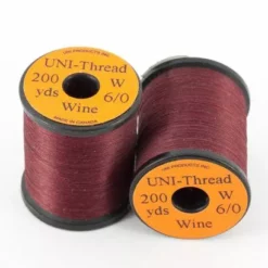 Uni Products Uni Thread 6/0 200 Yards - Funky Fly Tying -Fly Tying Materials Sales Uni Thread 6 0 200 yards Wine