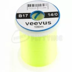 Veevus 14/0 Thread - Funky Fly Tying -Fly Tying Materials Sales Veevus 14 0 Thread Fluo Yellow Chartreuse