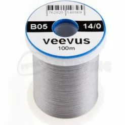 Veevus 14/0 Thread - Funky Fly Tying -Fly Tying Materials Sales Veevus 14 0 Thread Grey 1