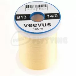 Veevus 14/0 Thread - Funky Fly Tying -Fly Tying Materials Sales Veevus 14 0 Thread Light Cahill 1