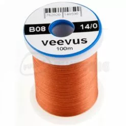 Veevus 14/0 Thread - Funky Fly Tying -Fly Tying Materials Sales Veevus 14 0 Thread Rusty Brown