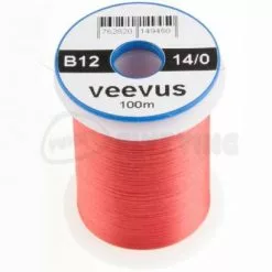 Veevus 14/0 Thread - Funky Fly Tying -Fly Tying Materials Sales Veevus 14 0 Thread pale Red 1