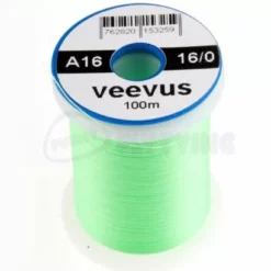 Veevus 16/0 Thread - Funky Fly Tying 54 Veevus 16/0 Thread - Funky Fly Tying -Fly Tying Materials Sales Veevus 16 0 Thread Fluo Green