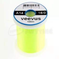 Veevus 16/0 Thread - Funky Fly Tying 51 Veevus 16/0 Thread - Funky Fly Tying -Fly Tying Materials Sales Veevus 16 0 Thread Fluo Yellow Chartreuse 1