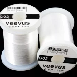 Veevus GSP Thread (Dyneema) - Funky Fly Tying 13 Veevus GSP Thread (Dyneema) - Funky Fly Tying -Fly Tying Materials Sales Veevus GSP Thread Dyneema White 1