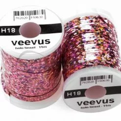 Veevus Holographic Tinsel - Funky Fly Tying -Fly Tying Materials Sales Veevus Holographic Tinsel 18