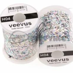 Veevus Holographic Tinsel - Funky Fly Tying -Fly Tying Materials Sales Veevus Holographic Tinsel 4