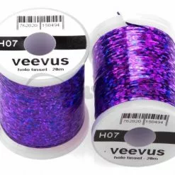 Veevus Holographic Tinsel - Funky Fly Tying -Fly Tying Materials Sales Veevus Holographic Tinsel 7 1