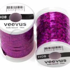 Veevus Holographic Tinsel - Funky Fly Tying -Fly Tying Materials Sales Veevus Holographic Tinsel 8