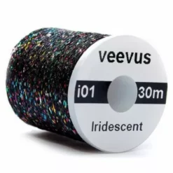 Veevus Iris Thread - Funky Fly Tying -Fly Tying Materials Sales Veevus Iris Thread Black Rainbow 1