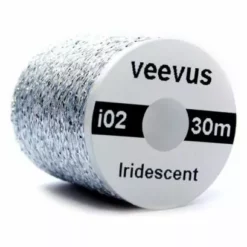 Veevus Iris Thread - Funky Fly Tying -Fly Tying Materials Sales Veevus Iris Thread Silver Snow