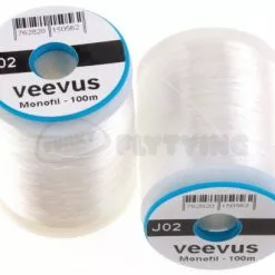 Veevus Monofil Thread - Funky Fly Tying -Fly Tying Materials Sales Veevus Monofil Thread White 1