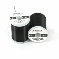 Veevus Power Thread 140. - Funky Fly Tying -Fly Tying Materials Sales Veevus Power Thread 140 Black