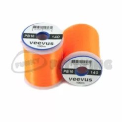 Veevus Power Thread 140. - Funky Fly Tying -Fly Tying Materials Sales Veevus Power Thread 140 Fl Orange