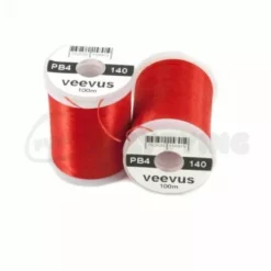 Veevus Power Thread 140. - Funky Fly Tying -Fly Tying Materials Sales Veevus Power Thread 140 Red
