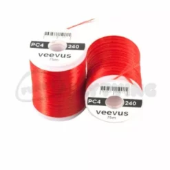 Veevus Power Thread 240 - Funky Fly Tying -Fly Tying Materials Sales Veevus Power Thread 240 Red 1