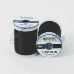 Veevus Stomach (Body) Thread Medium - Funky Fly Tying 21 Veevus Stomach (Body) Thread Medium - Funky Fly Tying -Fly Tying Materials Sales Veevus Stomach Body Thread Large Black 5